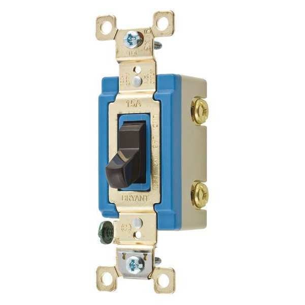 Wall Switch, Brown, 15A, 2-Pole Switch