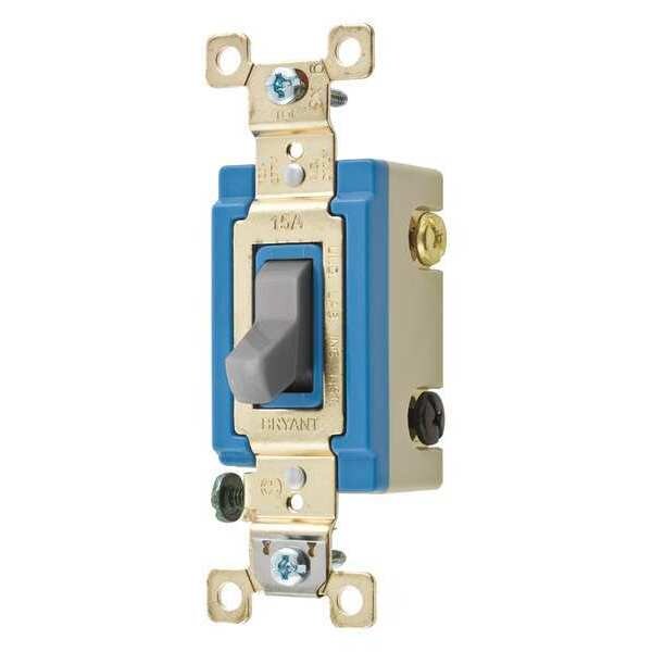 Wall Switch, Gray, 15A, 4-Way Switch