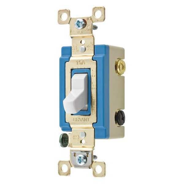 Wall Switch, White, 15A, 4-Way Switch