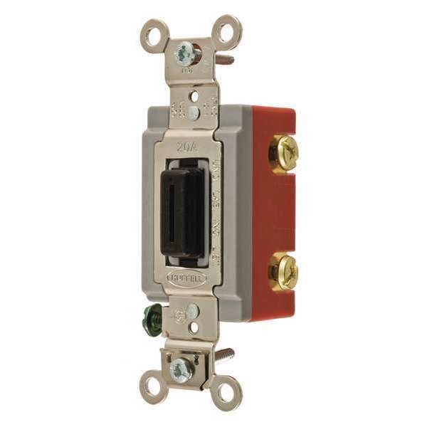 Wall Switch, Black, 20A, 2-Pole Switch