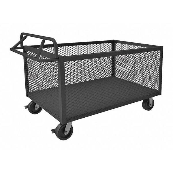 14 ga. Steel Mesh Stock Truck 2000 lb. Capacity, 54-1/2