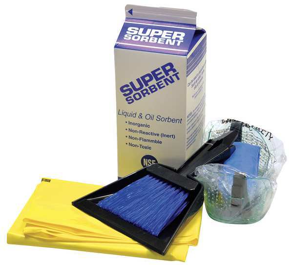 Spill Kit, Universal, White, PK4