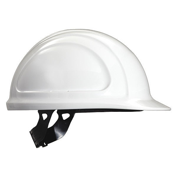 Front Brim Hard Hat, Type 1, Class E, Pinlock (4-Point), White