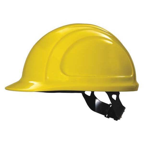 Front Brim Hard Hat, Type 1, Class E, Pinlock (4-Point), Yellow