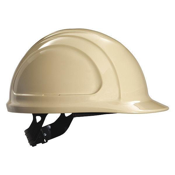 Front Brim Hard Hat, Type 1, Class E, Pinlock (4-Point), Tan
