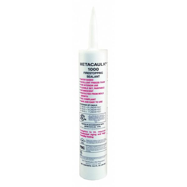 Fire Barrier Sealant, Caulk Gun, 10.3 oz.