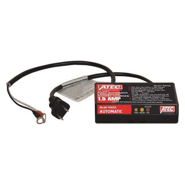 Portable Battery Charger, Automatic, Maintaining, For Batt. Volt.: 12