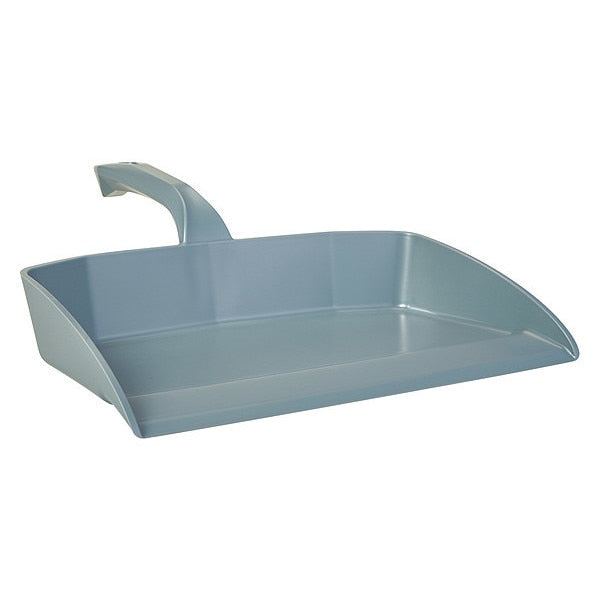 Hand Held Dust Pan, Plastic, Gray, 13