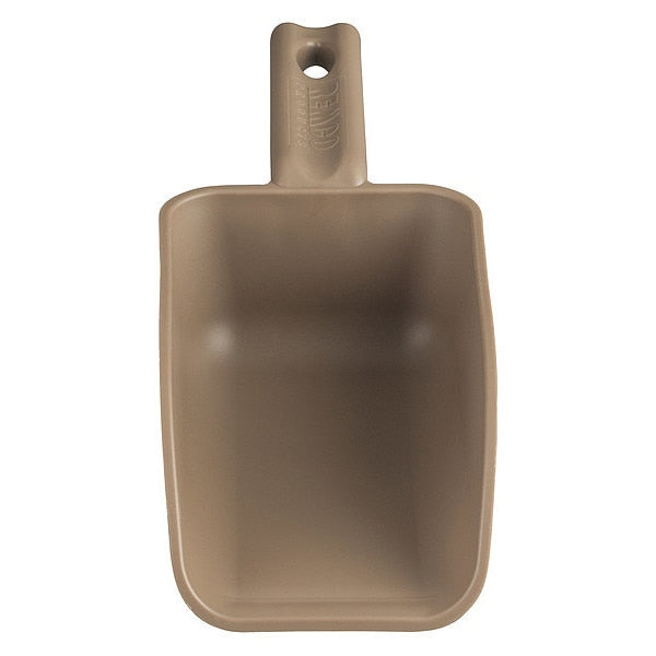 Mini Hand Scoop, Capacity 16 oz., Brown