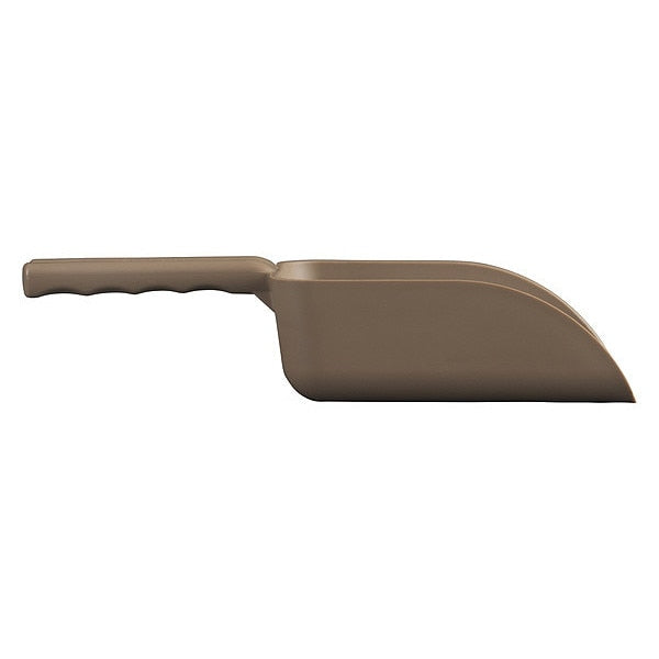 Mini Hand Scoop, Capacity 16 oz., Brown