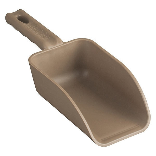 Mini Hand Scoop, Capacity 16 oz., Brown