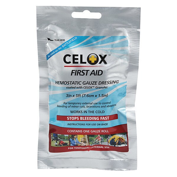 Gauze Roll, Sterile, Beige, Chitosan, Pouch
