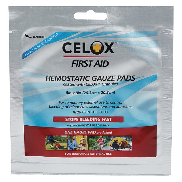 Gauze Pad, Sterile, Beige, Chitosan, Pouch