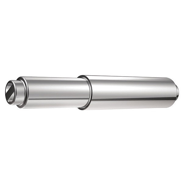 Toilet Paper Roll Spindle, Plastic, Silver