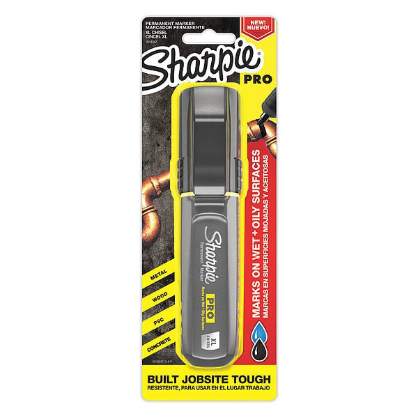 Permanent Marker, Oversized Chisel, Black