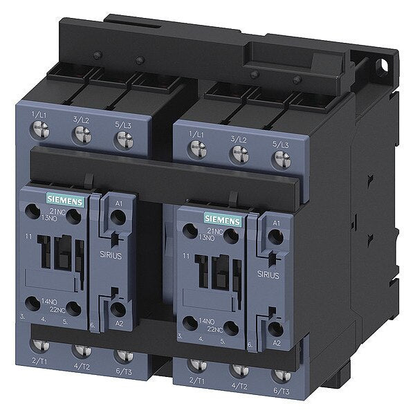 IEC Magnetic Contactor, 3 Poles, 110/120 V AC, 52 A, Reversing: Yes