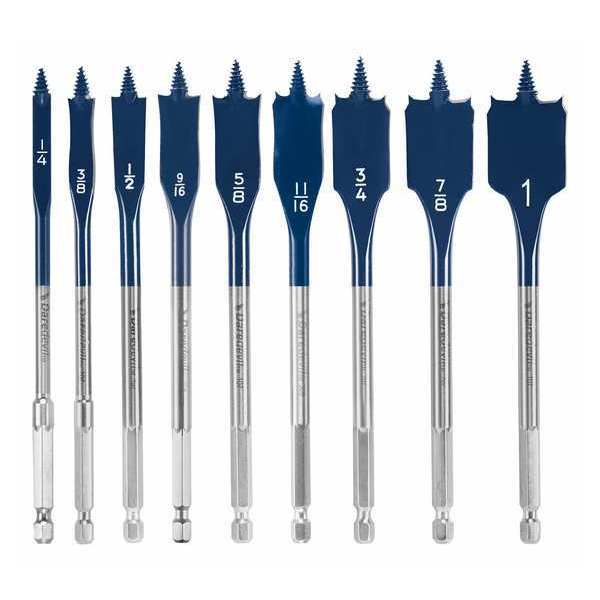 Wood Drilling Bit Set, 1/4