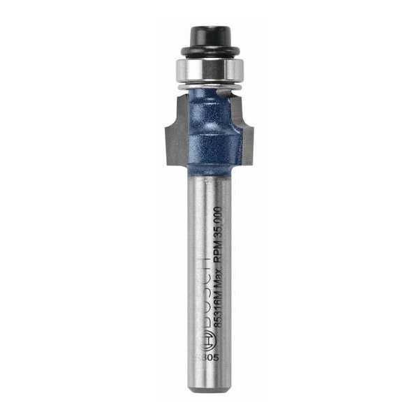 Straight Router Bit, 3/8 Cutting dia.