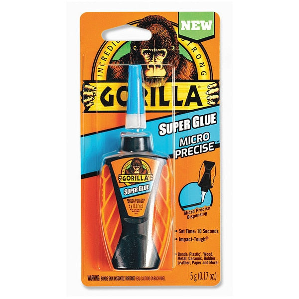 Instant Adhesive, Clear, 0.17 oz, Bottle