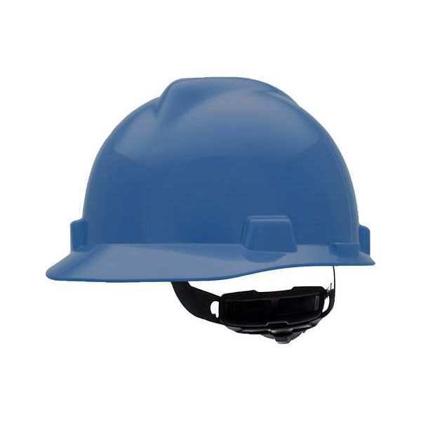 Front Brim Hard Hat, Type 2, Class E, Ratchet (4-Point), Blue