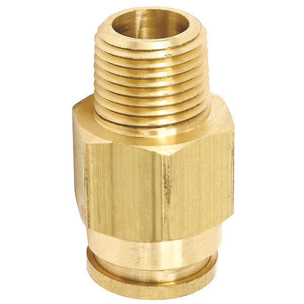 Connector, Male, Brass, 1/4