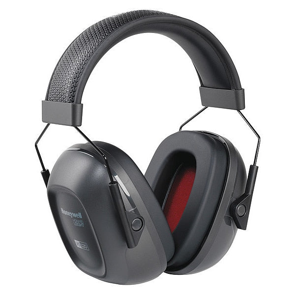 VeriShield 100 Series Over-the-Head Earmuffs, Passive Protection, NRR 26 dB, Foam, Black