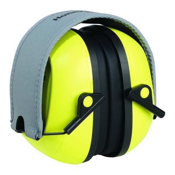 Folding Ear Muffs, 27 dB, VeriShield, Black/Yellow