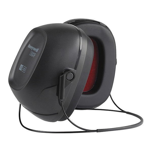 Behind-the-Neck Ear Muffs, 28 dB, VeriShield, Black