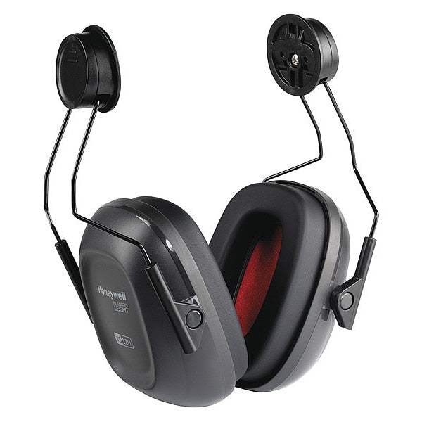 Hard Hat Mounted Ear Muffs, 21 dB, VeriShield, Black