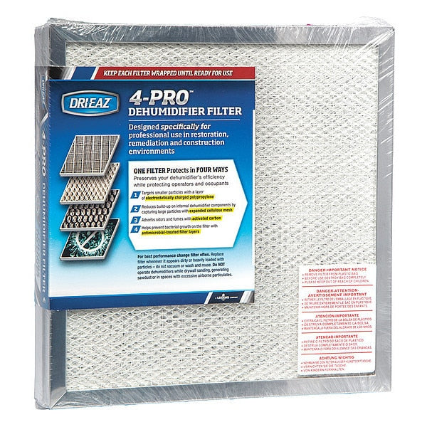 Air Cleaner Filter, MERV 5, PK3