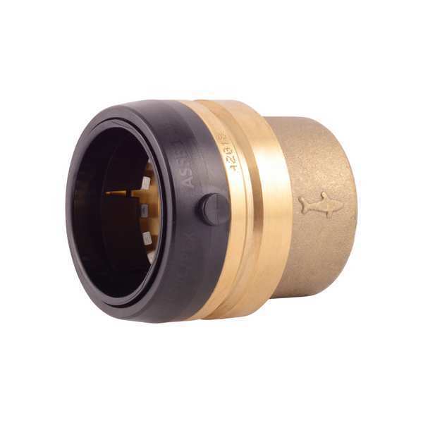 DZR Brass End Stop, 1-1/2 in Tube Size