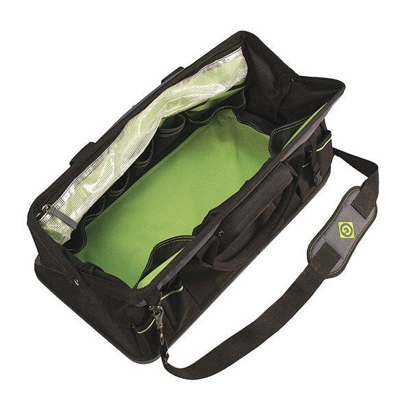 Tool Bag, Polyester, 29 Pockets, Black