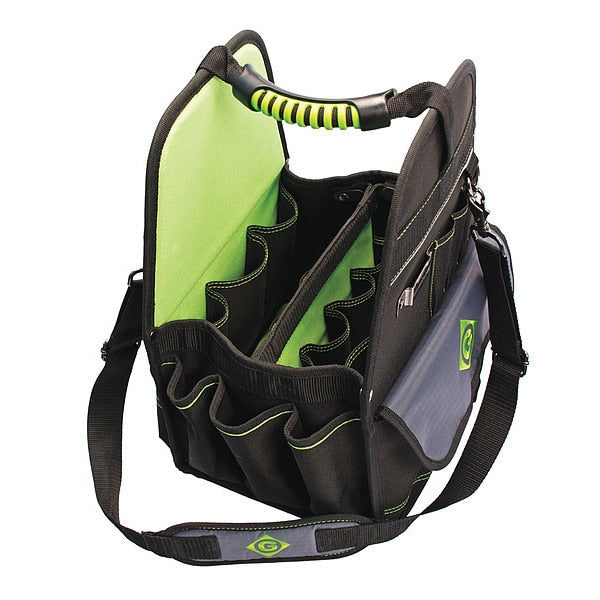 Tool Bag, Polyester, 27 Pockets, Black