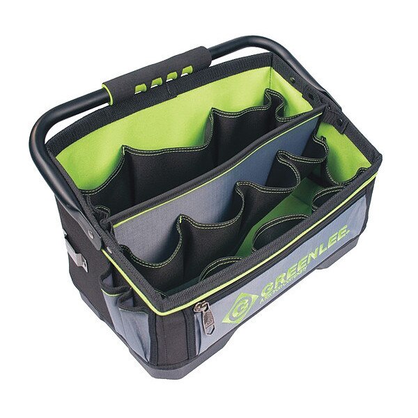 Tool Bag, Polyester, 20 Pockets, Black