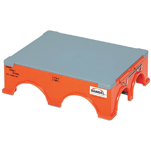 Step Stand Kit, Orange, Plastic, PK4