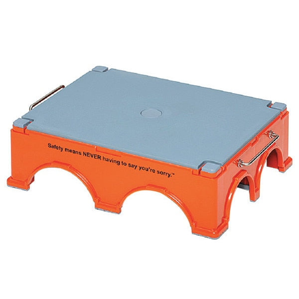 Step Stand Kit, Orange, Plastic, PK4