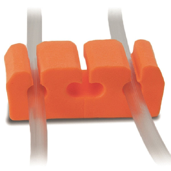 Cord Holder, Orange, PVC, 2-3/4