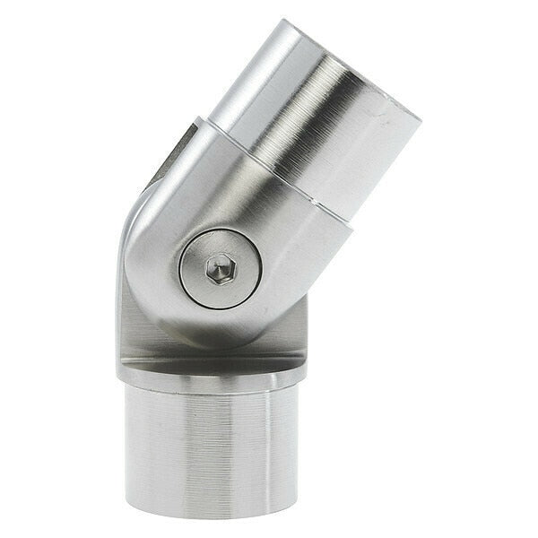 Adj. Flush Elbow, SS, 1-3/4