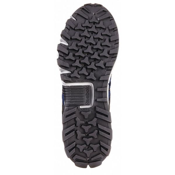 Size 16 Men's Athletic High-Top Alloy Work Shoe, Blue