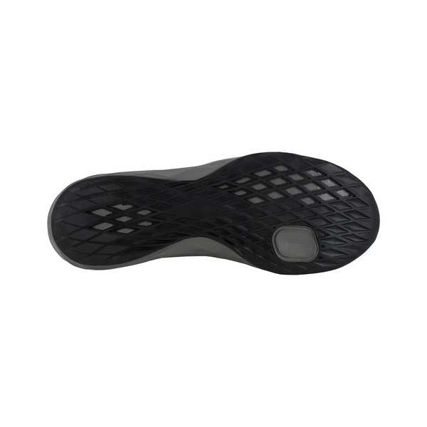 Safety Shoe, 8, W, Black, Steel, PR