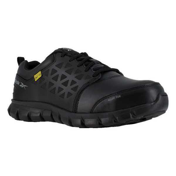 Size 8-1/2 Men's Athletic Shoe Alloy Work Shoe, Black