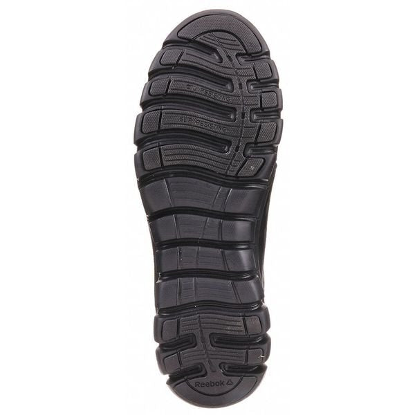 Size 7-1/2 Men's Athletic Shoe Alloy Work Shoe, Black