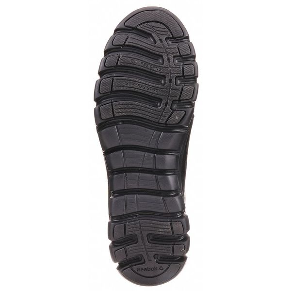 Size 8-1/2 Men's Athletic Shoe Alloy Work Shoe, Black