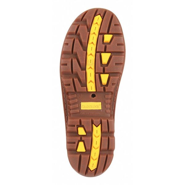 Size 12 Men's 6 in Work Boot Composite Work Boot, Brown