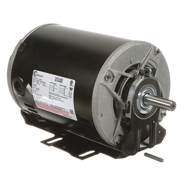 Split-Phase Belt Drive Motor, 3/4 HP, 56 Frame, 115/230V AC Voltage, 1725 Nameplate RPM