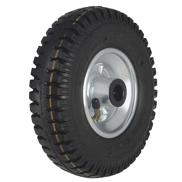 Pneumatic Wheel, Black, 3-15/16