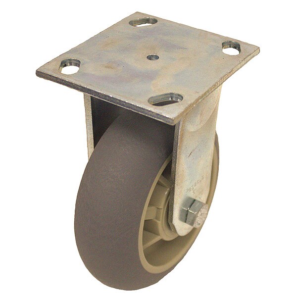 Standard Plate Caster, Rigid, 500 lb.