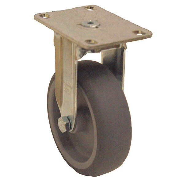 Standard Plate Caster, Rigid, 220 lb.