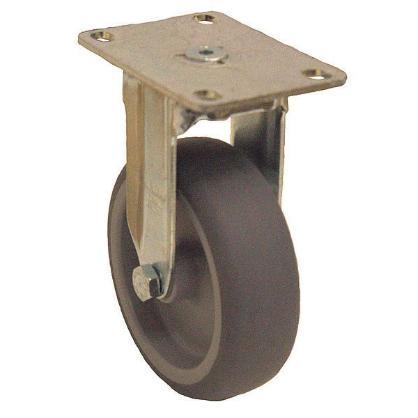 Standard Plate Caster, Rigid, 245 lb.
