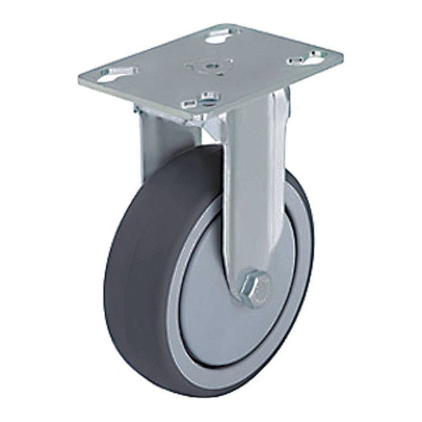 Standard Plate Caster, Rigid, 110 lb.